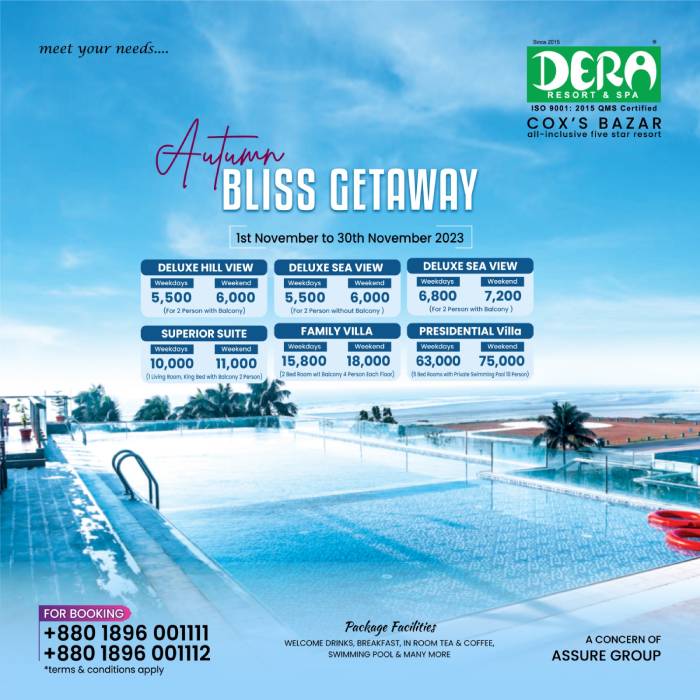 Dera Resort Monsoon Bliss Getway Offer
