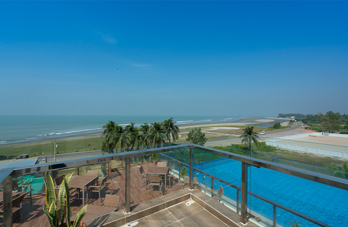 Captivating Cox's Bazar Beach view near Dera Resort & Spa