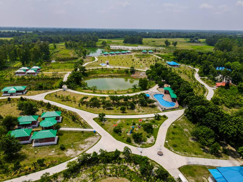 Dera Resort Manikganj Bird's Eye View
